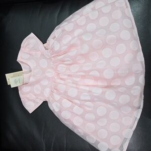 12 month old Girl Pink Beautiful New Dress